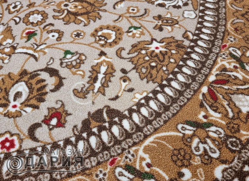 Мокетен килим ERIKA 8031 beige елипса